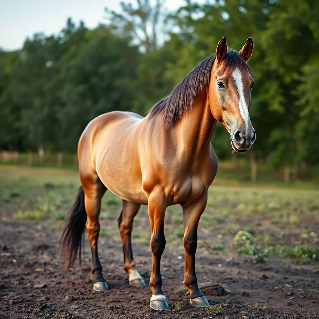 horse in supermarkrt