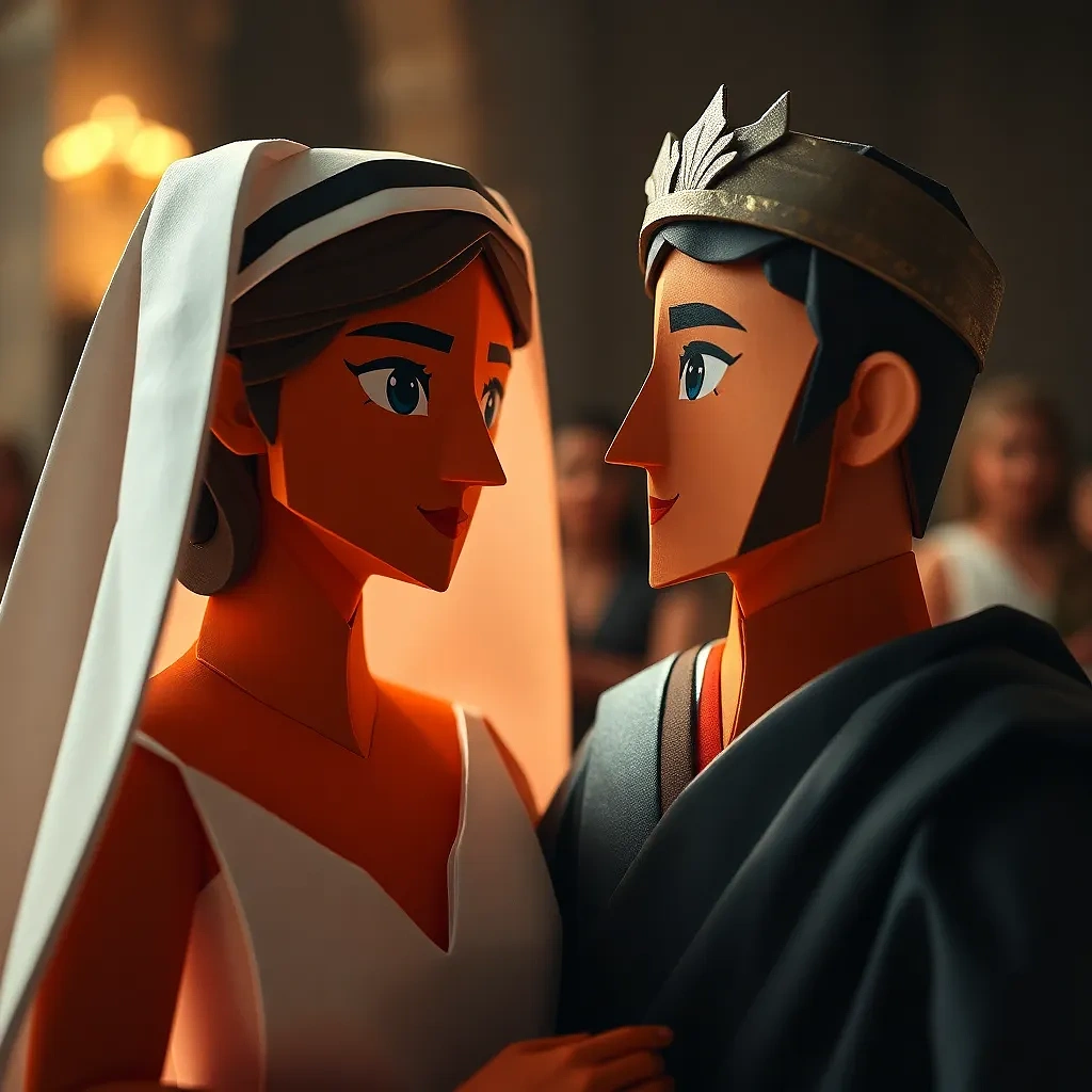 Marriage ceremony, married couple In ancient Roman religion, rich background