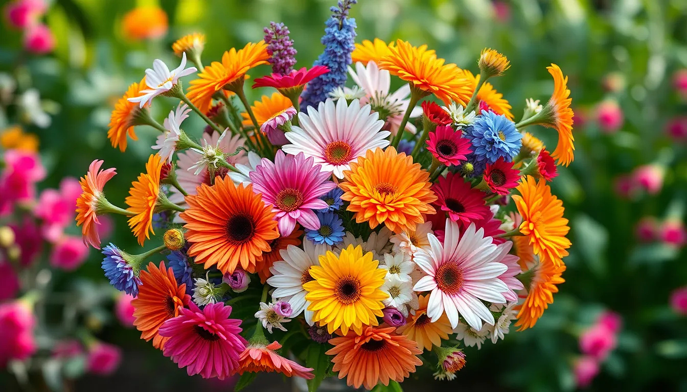 Bouquet of colorful flowers
