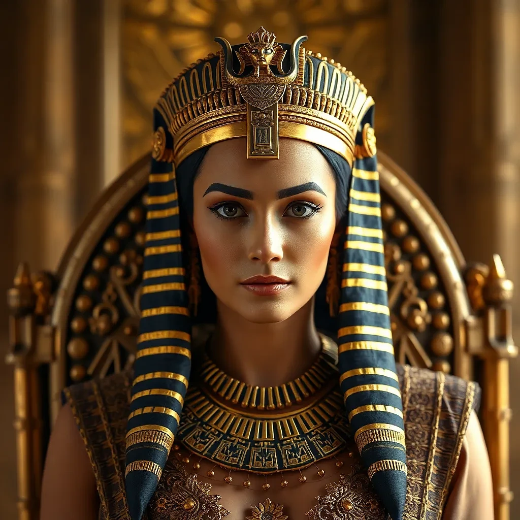 princess of egypt in tghe throne