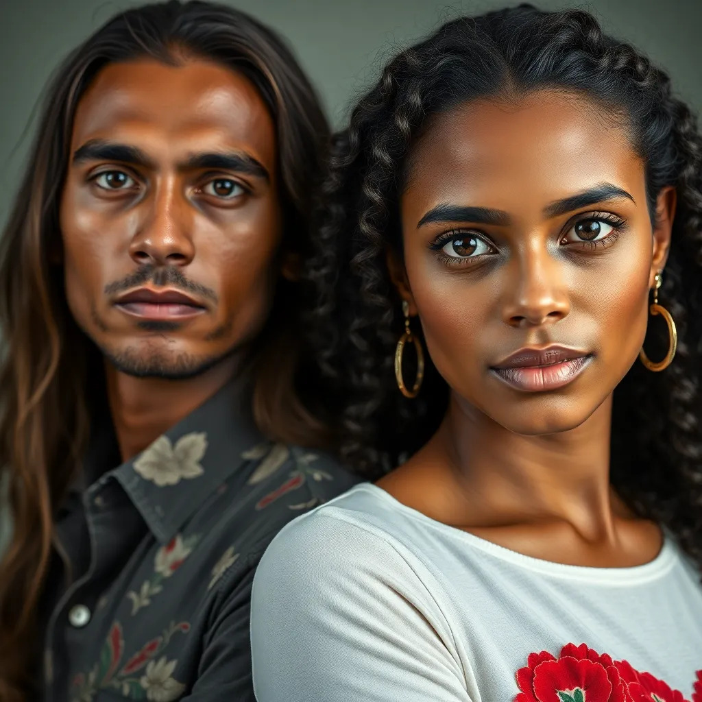 brazilian couple full body