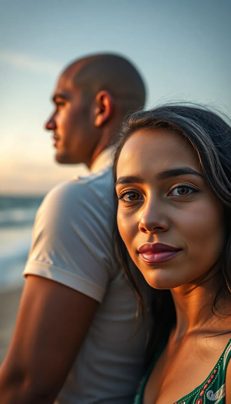 Brazilian couple full wview shot