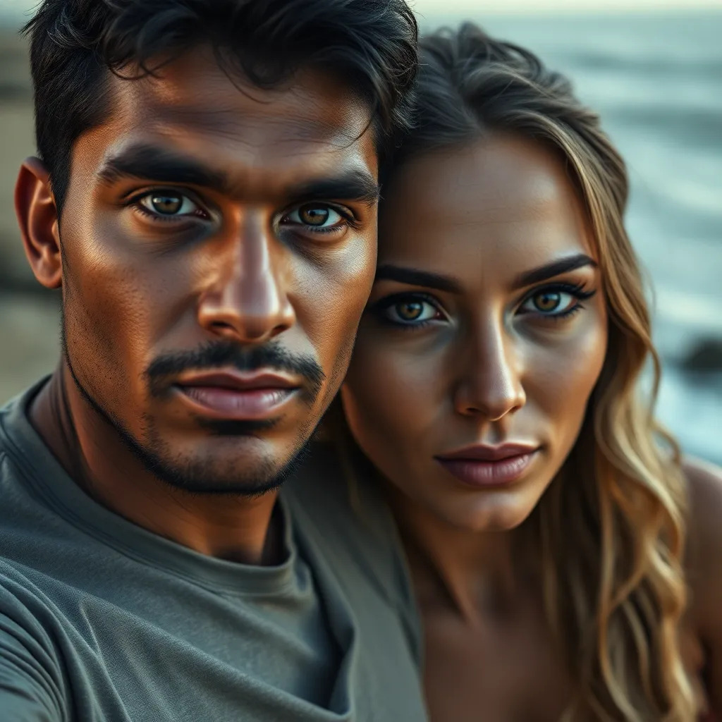 brazilian couple in full shot