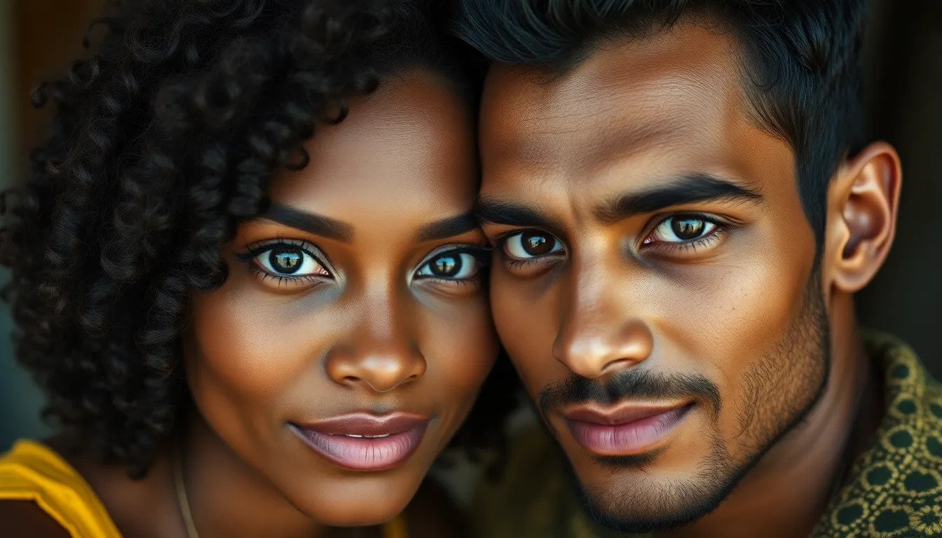 brazilian couple  full body