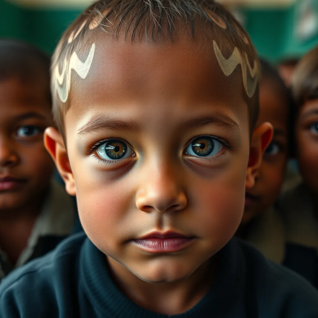 children in the school