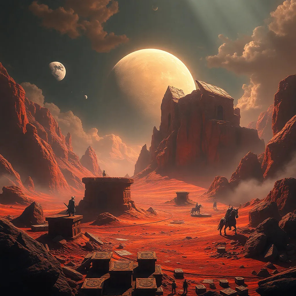 Mathematics in Mars planet