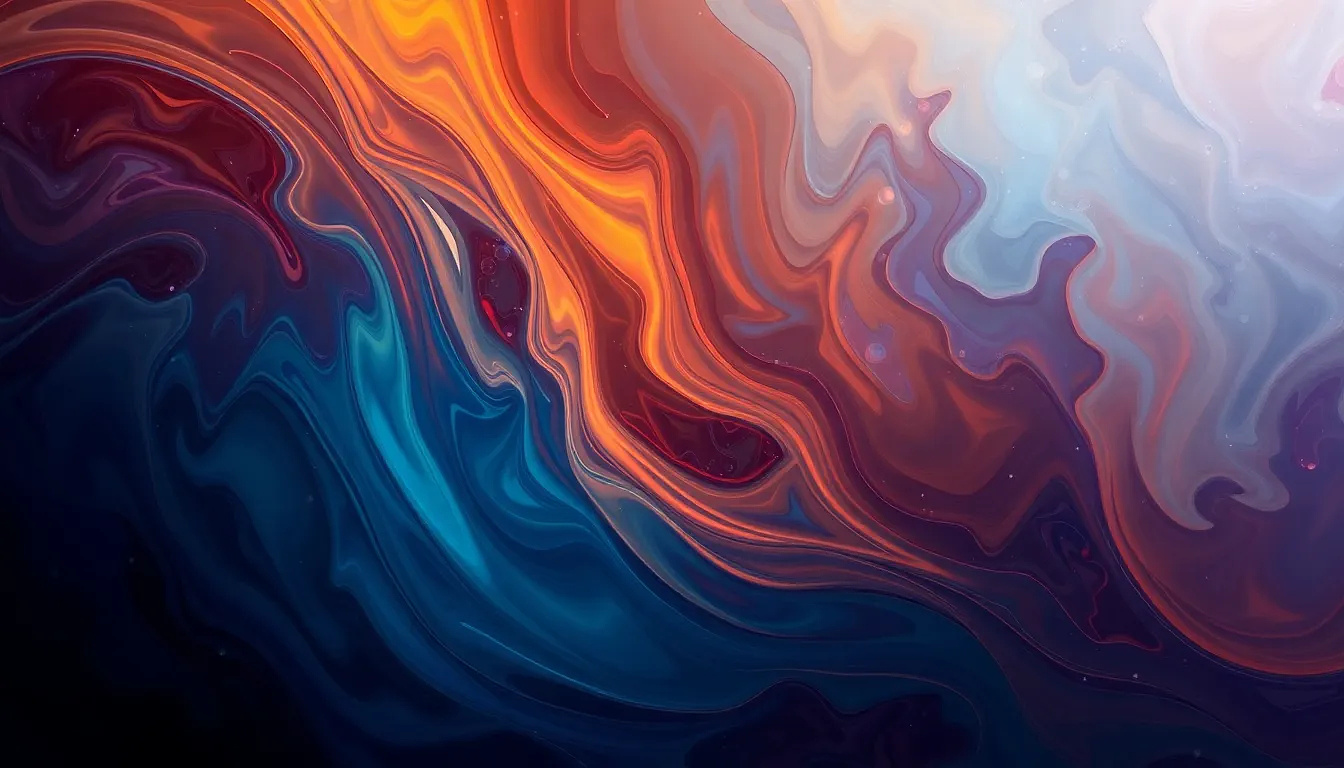 Abstract art background. #5B21B6 as main Background Color, #FBBF24 as accent color. Elegant abstrract art