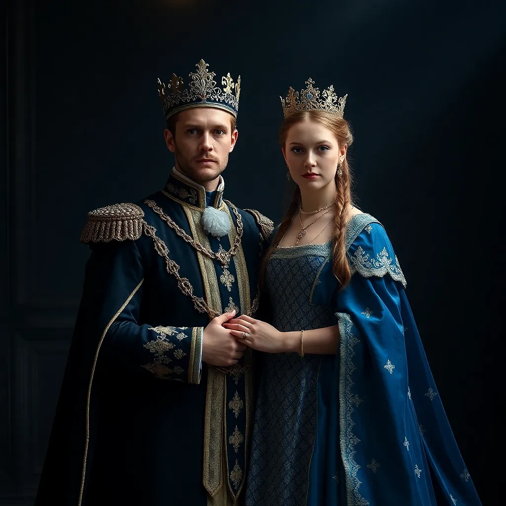 Prince and princess of Ukraine in the year 1718