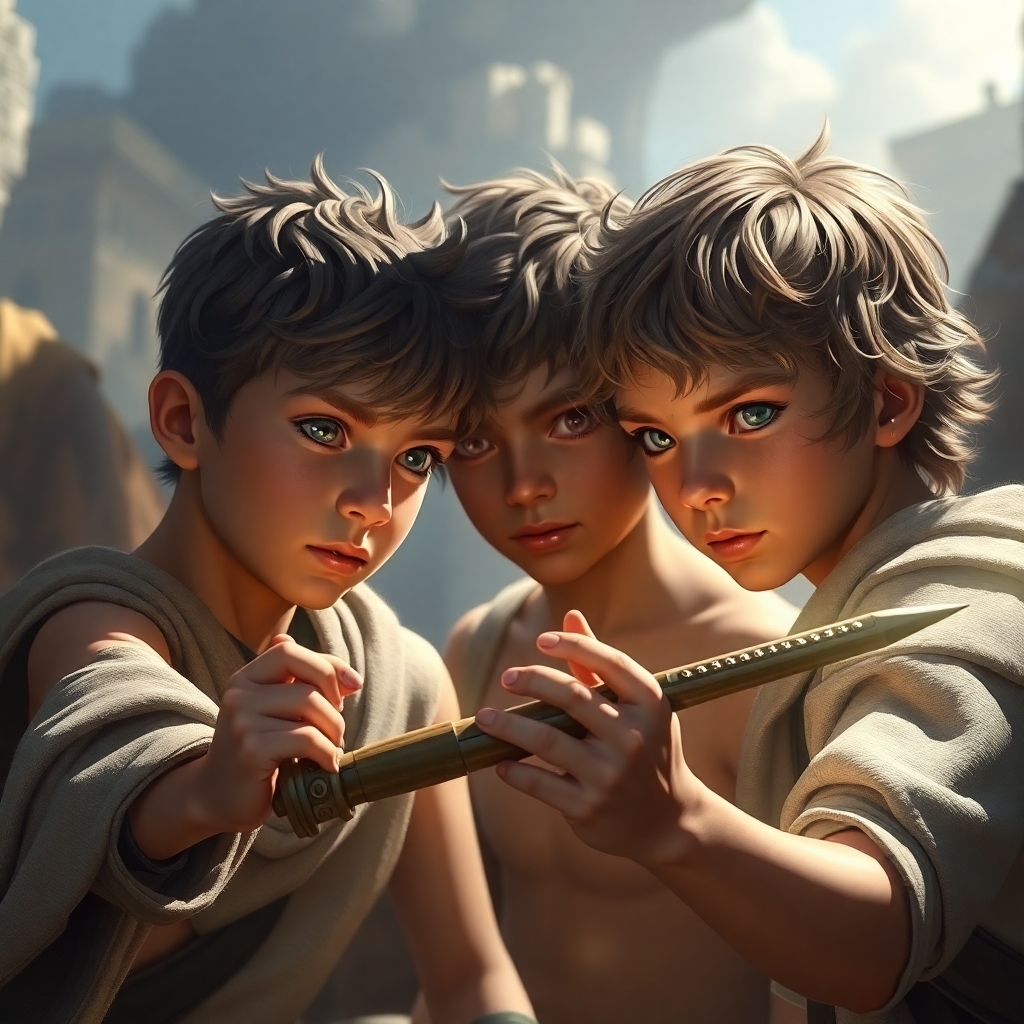 Boys playing in the year 500 BC