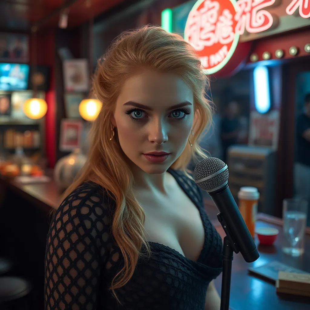 A siren who runs a failing karaoke bar, her voice now hoarse from centuries of misuse.