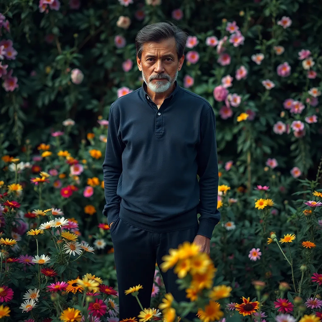 Beautiful flowers, (negative prompt: person)