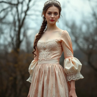 French princess in full body