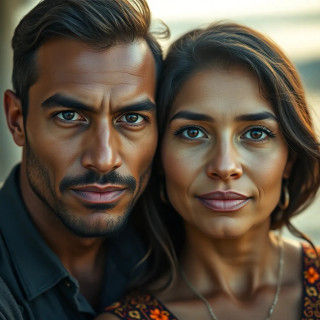 brazilian couple full body