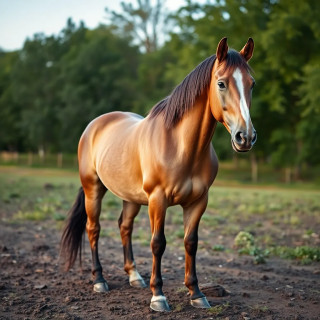 horse in supermarkrt