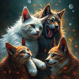 cat and dogs