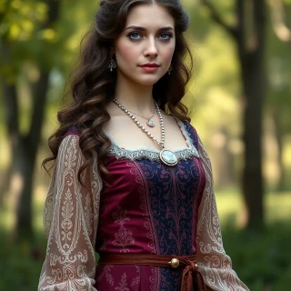 French princess in full body