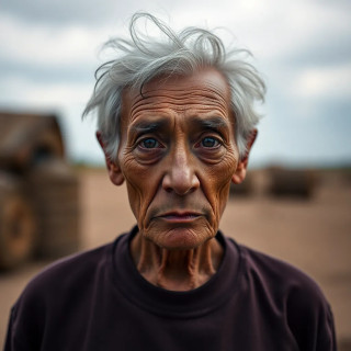 A painter who dips their brush into black holes, creating portraits that age independently of their subjects.