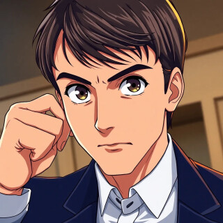 the president Emmanuel Macron  Ghibli