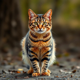 A CAT WITH DOWN SYNDROM