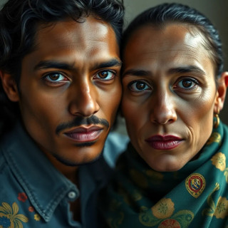 brazilian couple full body