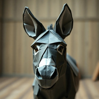 donkey in the house