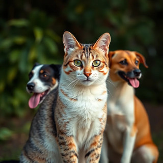 cat and dogs