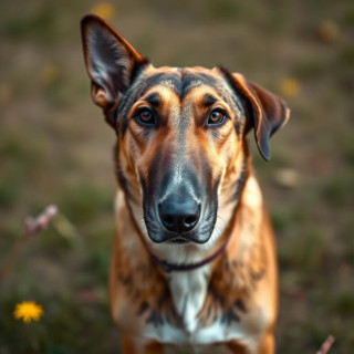 DOG WITH DOWN SYNDROME