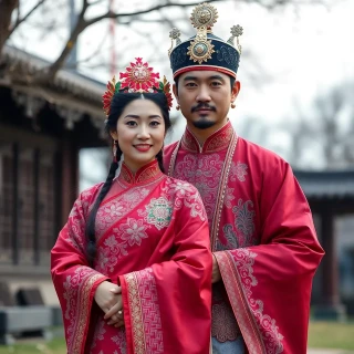 chinese prince with princess