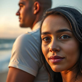 Brazilian couple full wview shot