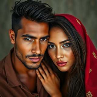 brazilian couple full body