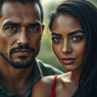 brazilian couple  full body