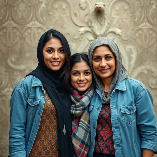Great Friendship between women, vertical shot
