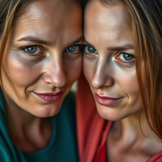 Great Friendship between women photographic