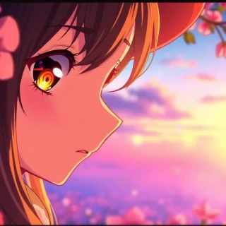 romantic view in summer