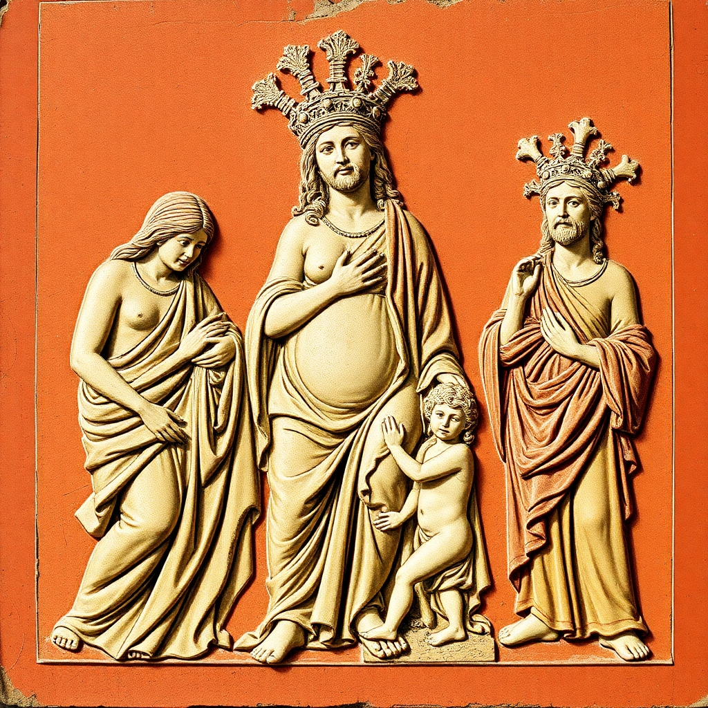 In ancient Roman religion, birth and childhood deities were thought to care for every aspect of conception, pregnancy, childbirth, and child development.