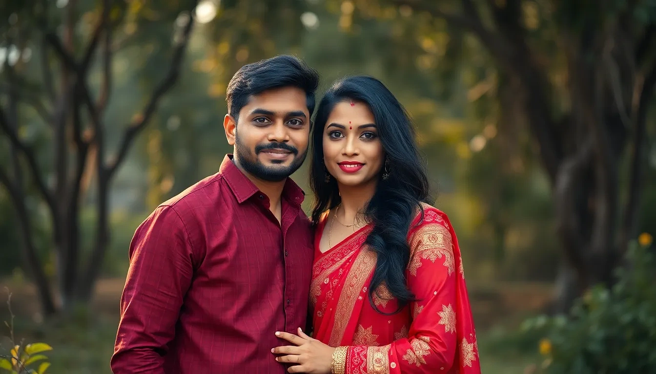 indian lovely couple