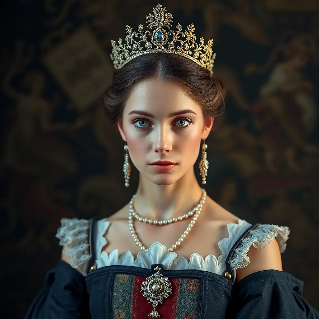 French princess in full body